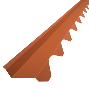LAMIERA FINTA TEGOLA: RACCORDO MURO ROSSO COPPO 400cm